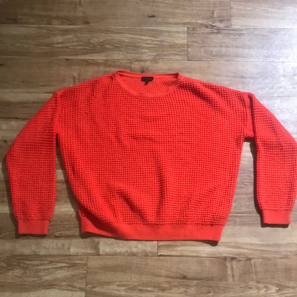 TopShop Orange Knit Sweater